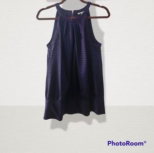 Calvin Klein Sleeveless Blouse lilac allover print casual look